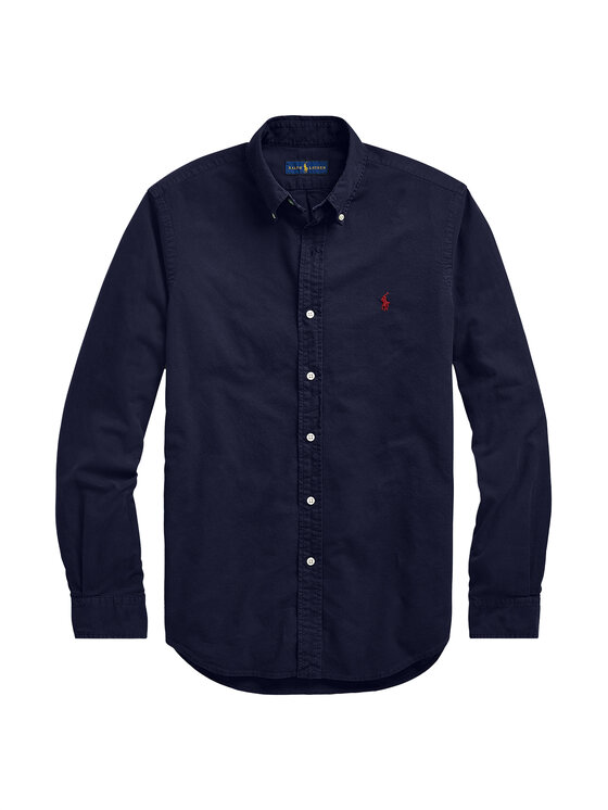 Polo Ralph Lauren Polo Ralph Lauren Риза Bsr 710723610 Тъмносин Slim Fit