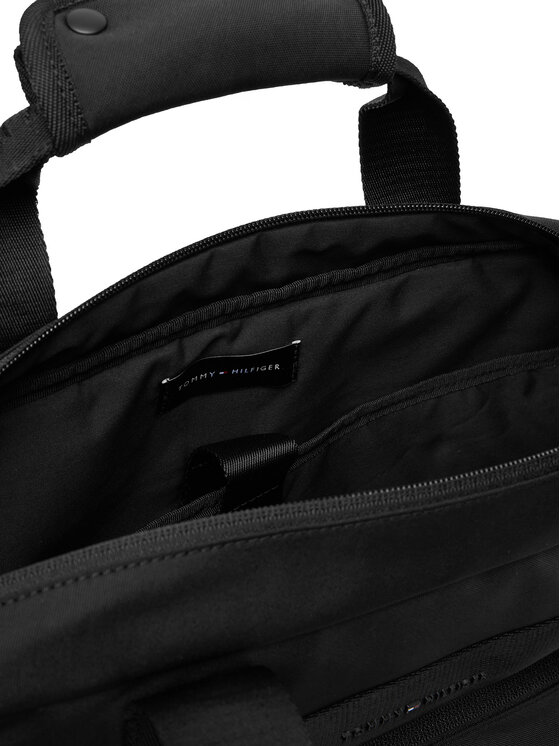 Tommy Hilfiger Tommy Hilfiger Nešiojamo kompiuterio krepšys Th Commuter Computer Bag AM0AM13612 Juoda