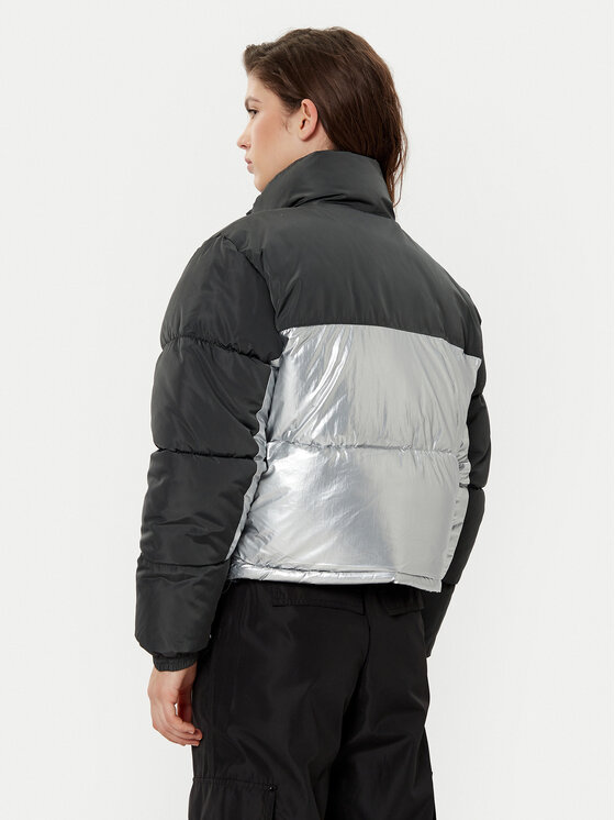 Karl Kani Karl Kani Μπουφάν χειμωνιάτικο Og Metallic Block 61760015 Μαύρο Regular Fit