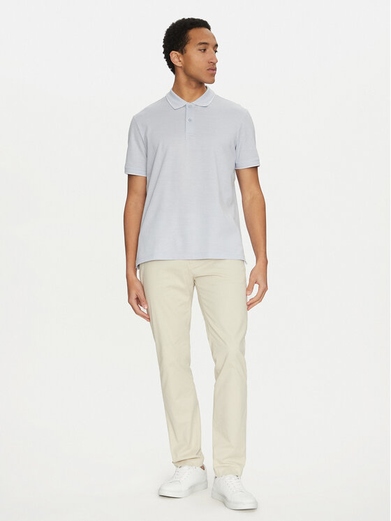 Calvin Klein Calvin Klein Polo K10K114475 Niebieski Regular Fit