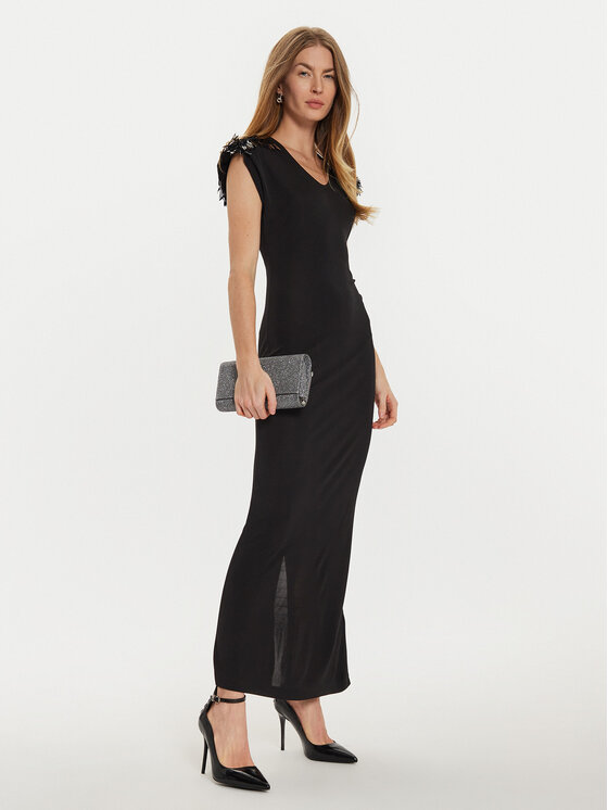 Bruuns Bazaar Bruuns Bazaar Cocktail obleka Dorit BBW4213 Črna Slim Fit