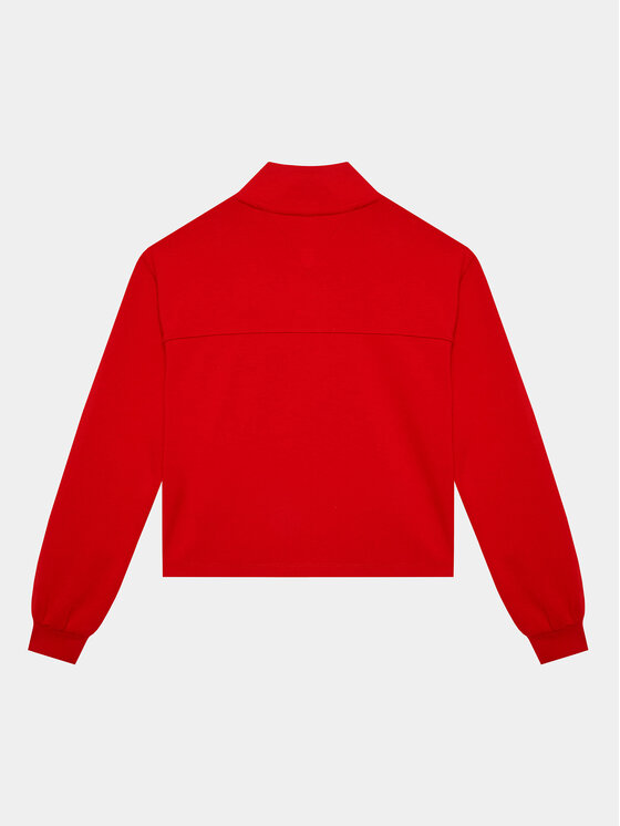 Tommy Hilfiger Tommy Hilfiger Bluza Varsity KG0KG07206 D Czerwony Regular Fit