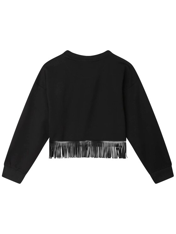 Felpa D35S93 D Nero Regular Fit