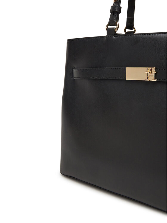 Tommy Hilfiger Tommy Hilfiger Soma Heritage Satchel AW0AW17211 Melns
