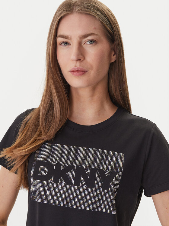 DKNY DKNY T-Shirt DJ6T1701 Μαύρο Regular Fit