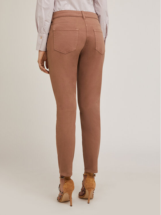 Motivi Motivi Pantaloni di tessuto P738Q003910N013 Marrone Regular Fit