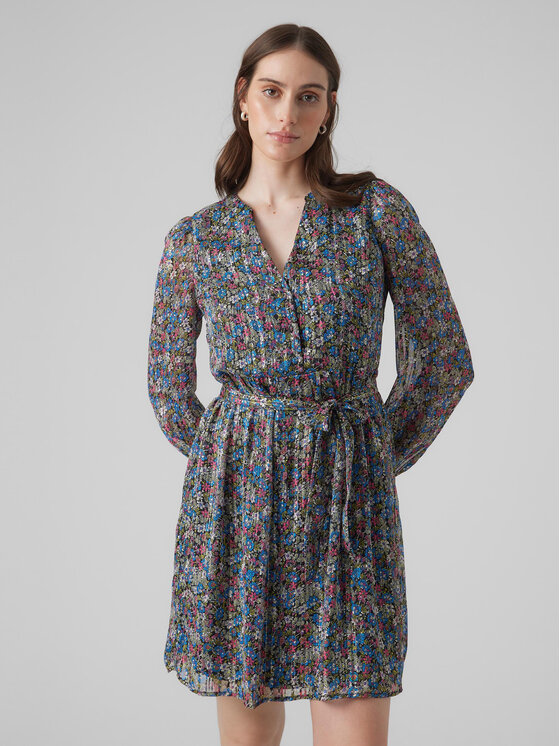 Vero Moda Rochie de zi Abby 10291789 Colorat Regular Fit