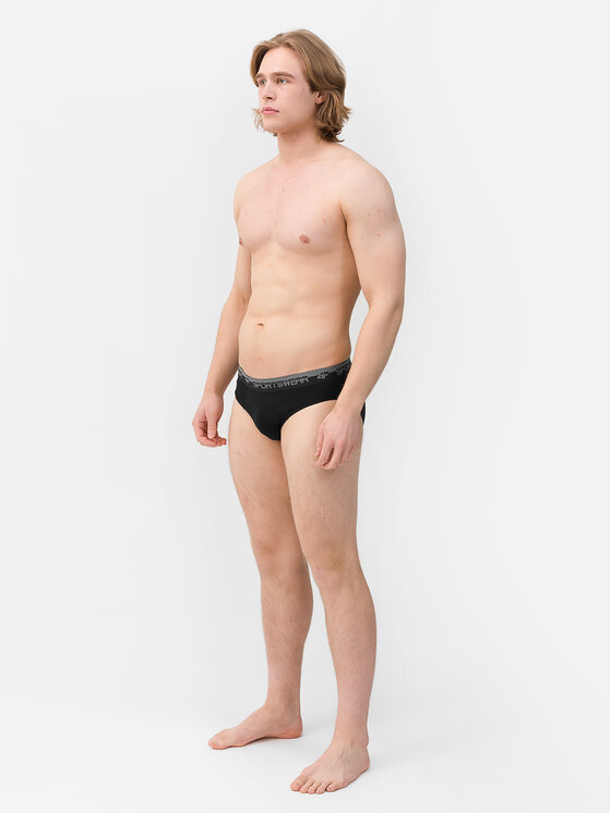 4F 4F Set di 2 slip 4FWSS24UPTSM015 Nero