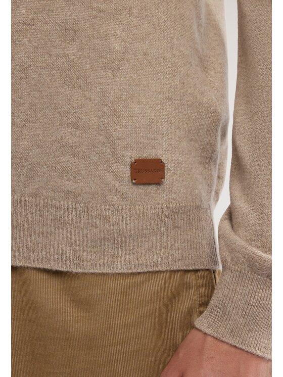 Trussardi Trussardi Cardigan M1038000163N006 Crema Regular Fit