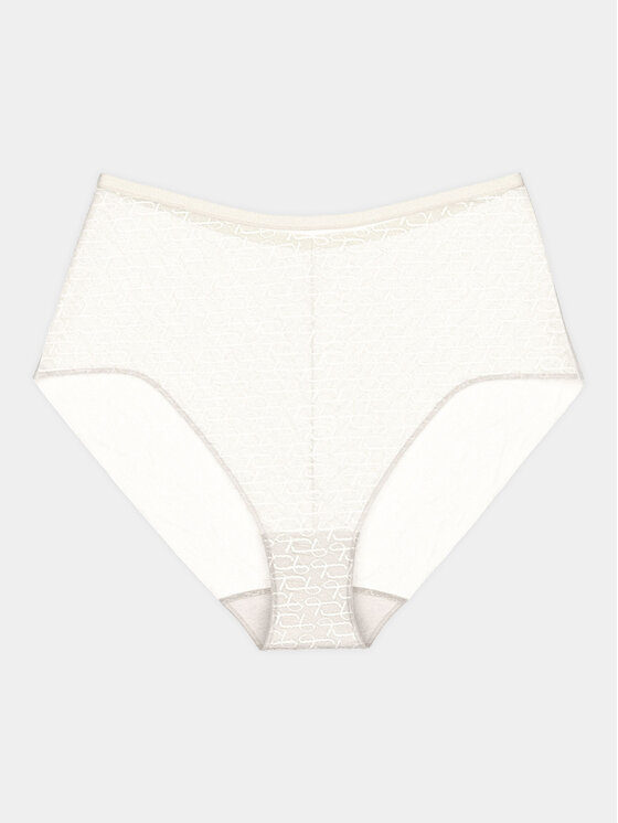 Triumph Triumph Mutande classiche a vita alta Signature Sheer Maxi EX 10215936 Écru
