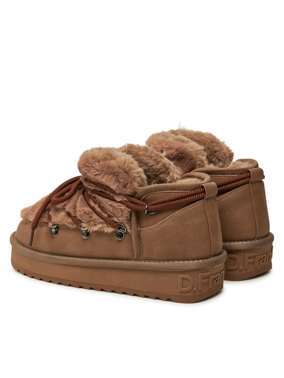 D.Franklin D.Franklin Lumesaapad Nordic TRK Fur Low Bomb DFSH370011 Pruun