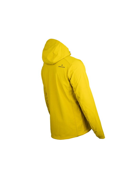 Bergson Bergson Kurtka outdoor VENTURA SS Żółty Regular Fit