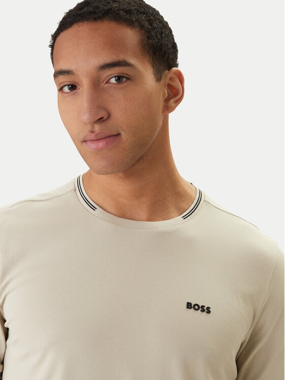 BOSS BOSS Póló Taul 50521245 Bézs Regular Fit
