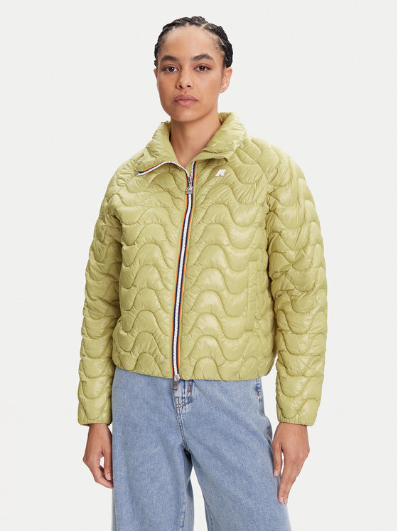 K-Way Prechodná bunda Soje K71421W Zelená Slim Fit