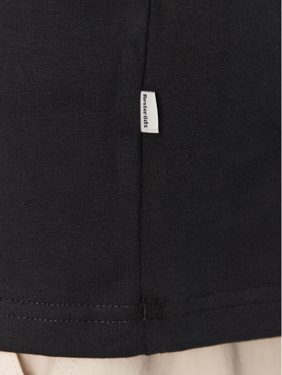 Resteröds Resteröds T-Shirt Dev 20251 2055 Czarny Regular Fit