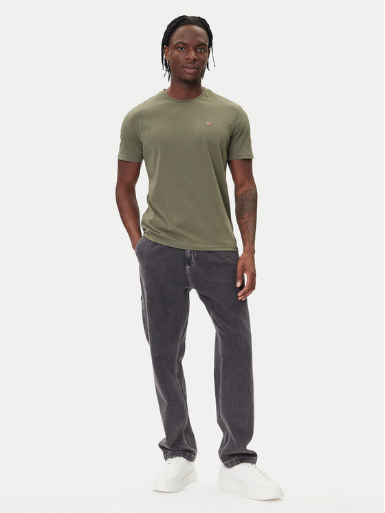 Napapijri Napapijri Tricou Salis NP0A4H8D Verde Regular Fit