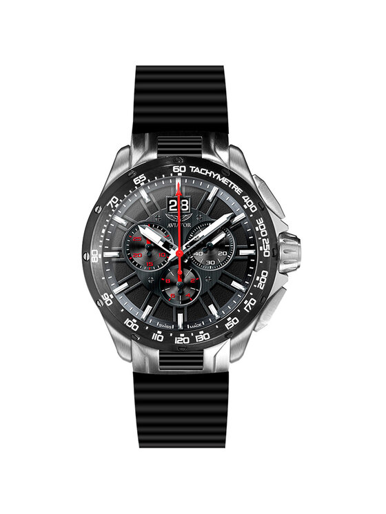 Aviator Aviator Zegarek M.2.19.5.134.6 Czarny