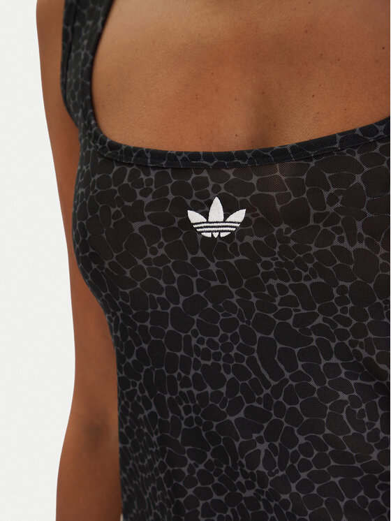 adidas adidas Marškinėliai KD2838 Juoda Slim Fit