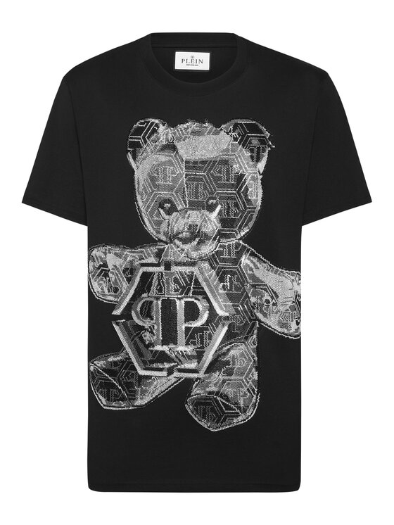 PHILIPP PLEIN PHILIPP PLEIN T-Shirt 14785 Czarny Regular Fit