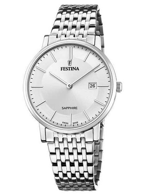 Festina Festina Zegarek F20018/1 Srebrny