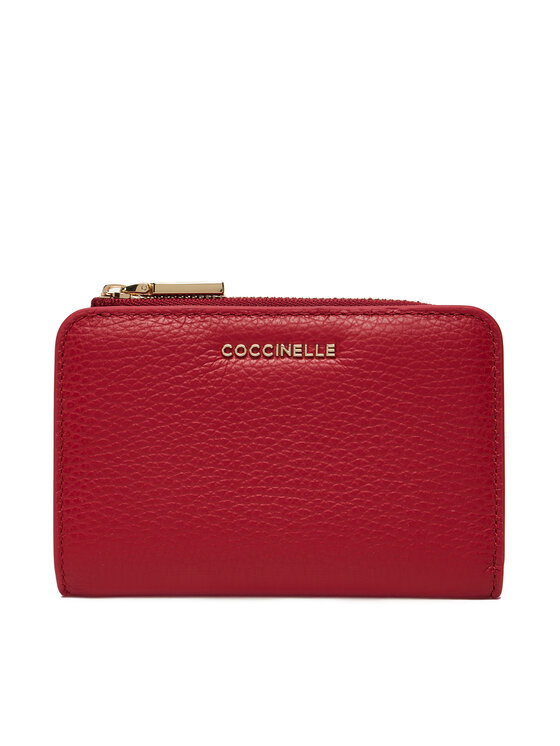 Portofel Mare de Damă Coccinelle MW5 Metallic Soft E2 MW5 11 D1 01 Roșu