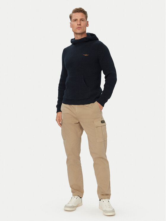 Aeronautica Militare Aeronautica Militare Megztinis 262MA1665UL00409 Tamsiai mėlyna Regular Fit