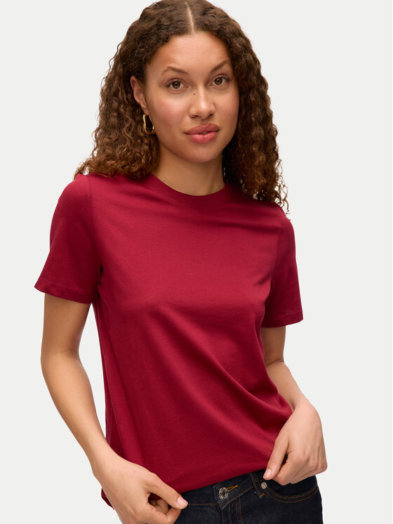 Vero Moda Vero Moda Majica Paulina 10316991 Rdeča Regular Fit