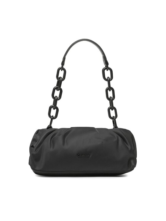 Calvin Klein Ročna Torba Soft Nylon Conv Clutch Sm K60K610646 Črna