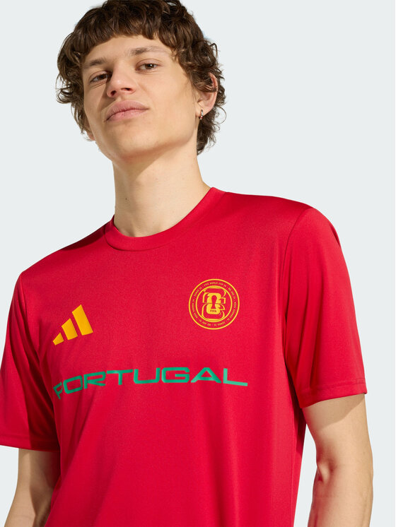 adidas adidas Koszulka techniczna FIFA World Cup 26™ Portugal Czerwony Regular Fit