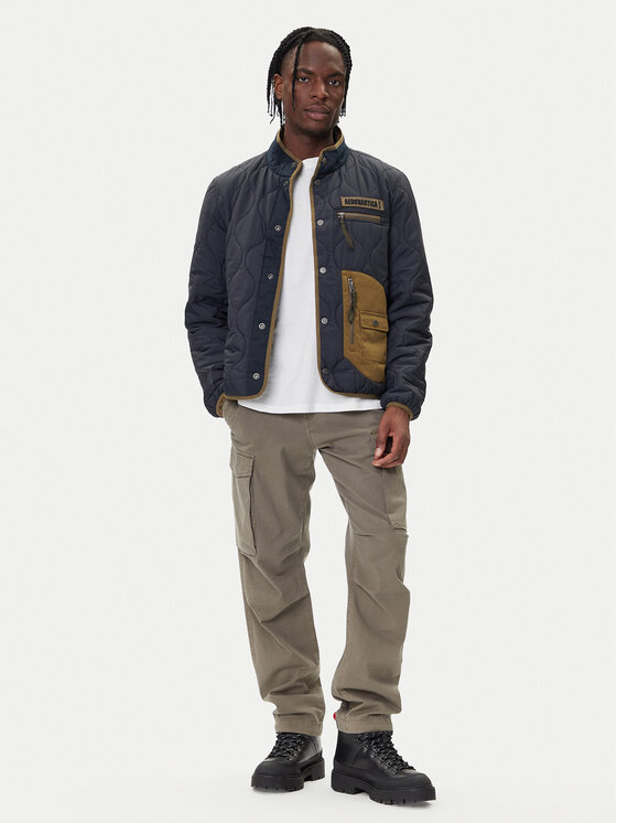 Aeronautica Militare Aeronautica Militare Pārejas jaka 252AB3009UCT04211 Tumši zils Regular Fit