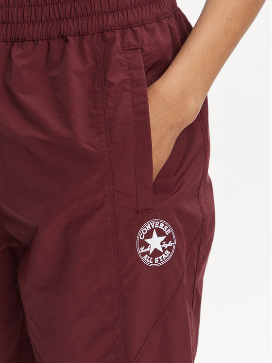 Converse Converse Долнище анцуг Star Printer 10026055-A02 Бордо Tapered Fit