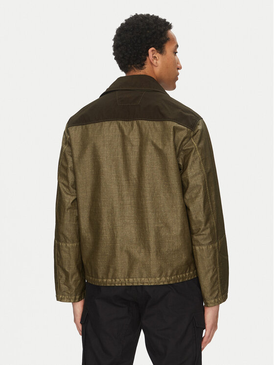 C.P. Company C.P. Company Преходно яке 18CMOW224A110318G Зелен Regular Fit