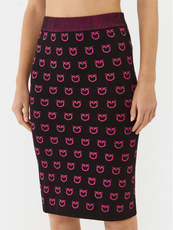 PINKO Pinko Pouzdrová sukně Ioto 101565 A112 Černá Slim Fit