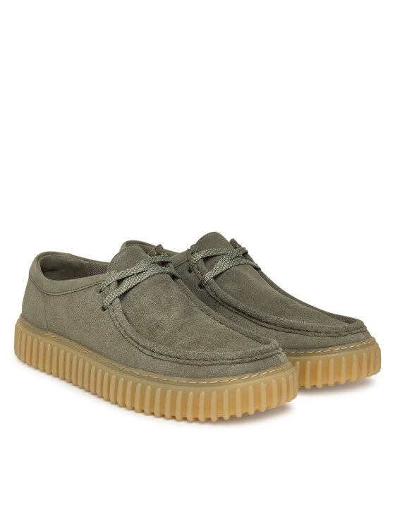 Clarks Clarks Īsi apavi Torhill Lo 26184642 Zaļš