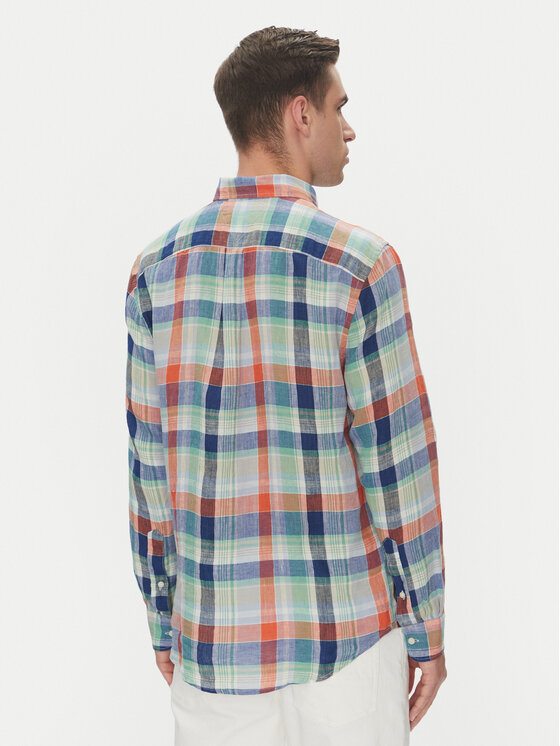 Tommy Hilfiger Tommy Hilfiger Košeľa Summer Madras MW0MW39166 Farebná Regular Fit