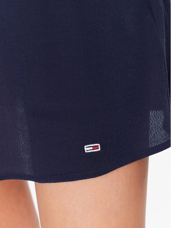 Tommy Jeans Tommy Jeans Лятна рокля Essential DW0DW15174 Тъмносин Regular Fit