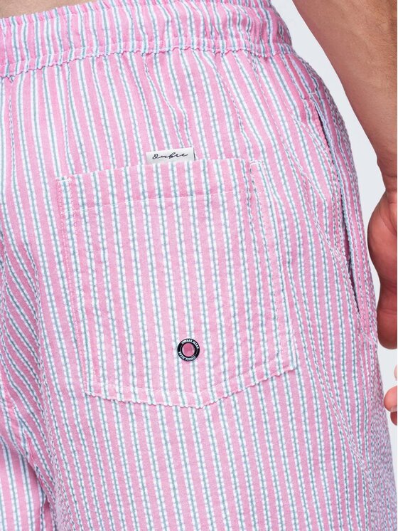 Ombre Ombre Szorty kąpielowe OM-SRSS-0214 Różowy Regular Fit