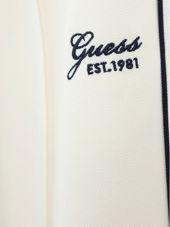 Guess Guess Teplákové kalhoty J6YB12 K3932 Krémová Regular Fit