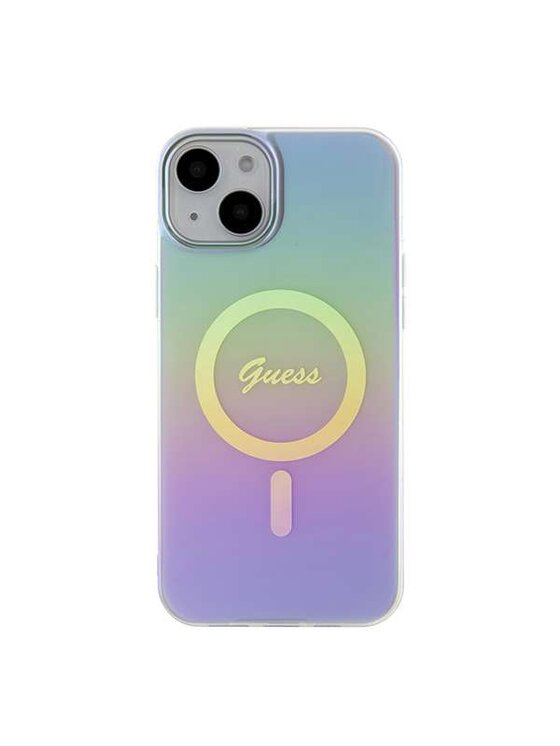 Guess Guess Etui na telefon Apple iPhone 15 Fioletowy