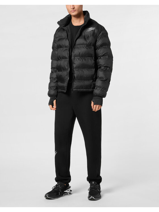 Plein Sport Plein Sport Kurtka puchowa 23109 Czarny Regular Fit