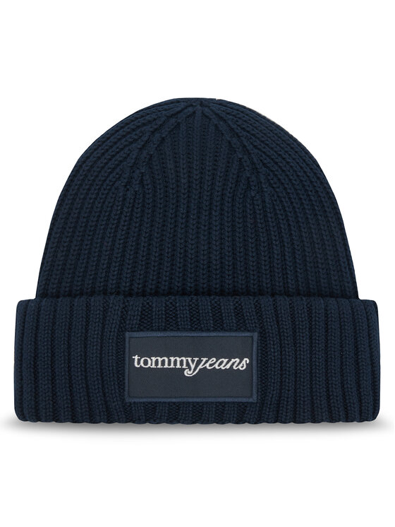 Tommy Jeans Căciulă Script AW0AW17909 Bleumarin
