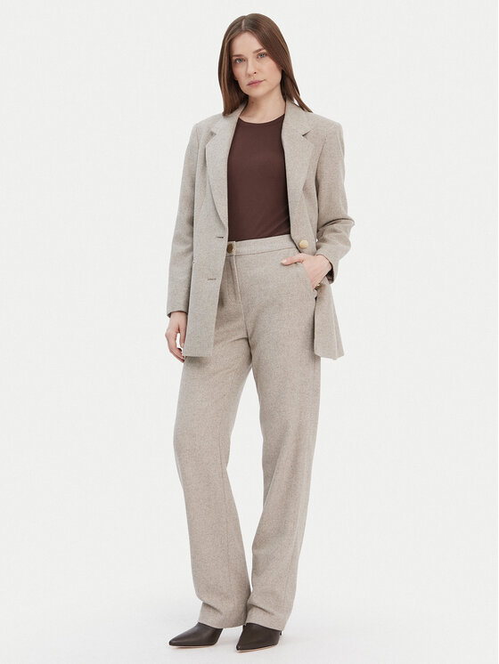 Armani Exchange Armani Exchange Kalhoty z materiálu XW000723 AF16146 M1088 Béžová Regular Fit