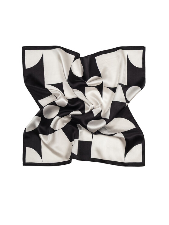 ALLORA BE UNIQUE ALLORA BE UNIQUE Foulard 100% silk Nero