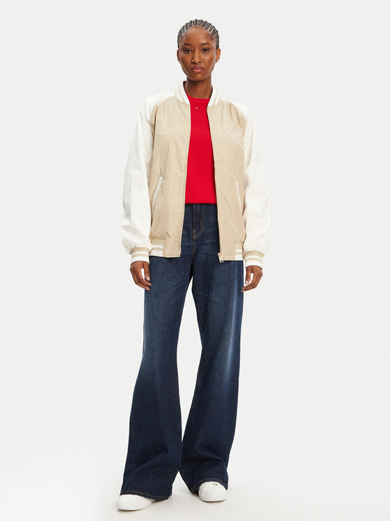 Tommy Jeans Tommy Jeans Kurtka bomber Souvenir DW0DW21432 Beżowy
