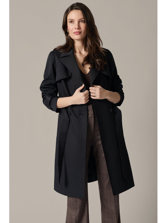 Lancerto Lancerto Trencz Concetta PC073126000010 Czarny Regular Fit