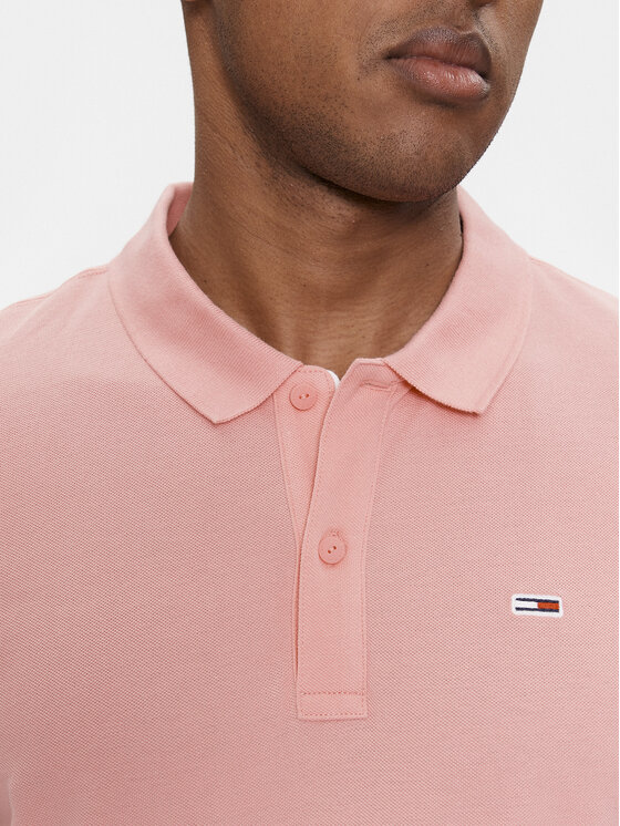 Tommy Jeans Tommy Jeans Polo DM0DM18312 Rosa Slim Fit