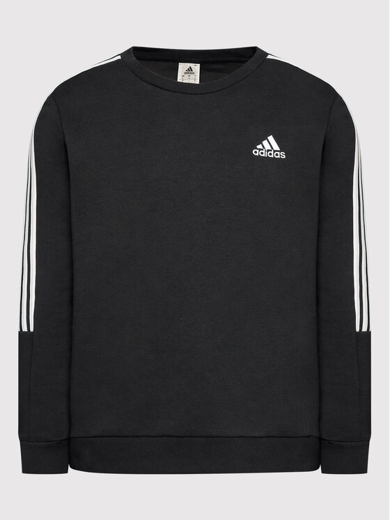 adidas adidas Sweatshirt Essentials Fleece Cut 3-Stripes GK9579 Schwarz Standard Fit