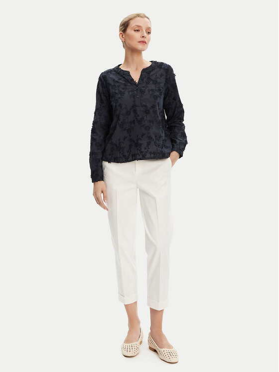 Tatuum Tatuum Текстилни панталони Seremi T2510.145 Екрю Regular Fit