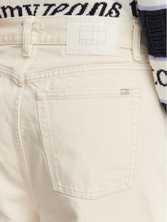 Tommy Jeans Tommy Jeans Jeansy DW0DW22409 Krémová Loose Fit