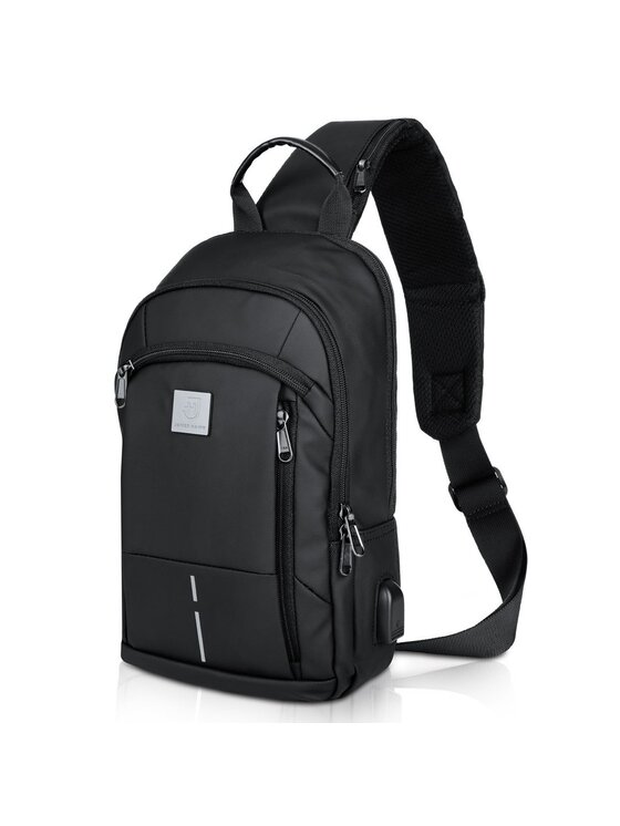 James Hawk James Hawk Torba podróżna Torba na ramię typu crossbody Czarny